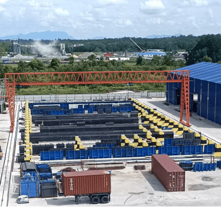 Construcción de la Fase 1 de KUTS con componentes prefabricados complejos y encofrado de acero preciso para las líneas Roja y Azul
