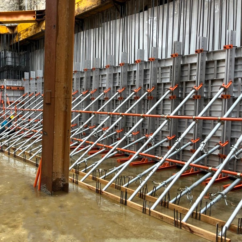 Aplicaciones de marcos de pared de un solo lado